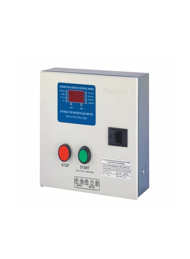 Crompton ARMOR1.5-DSU Single Phase Control Panel 1.5 HP - Image 1